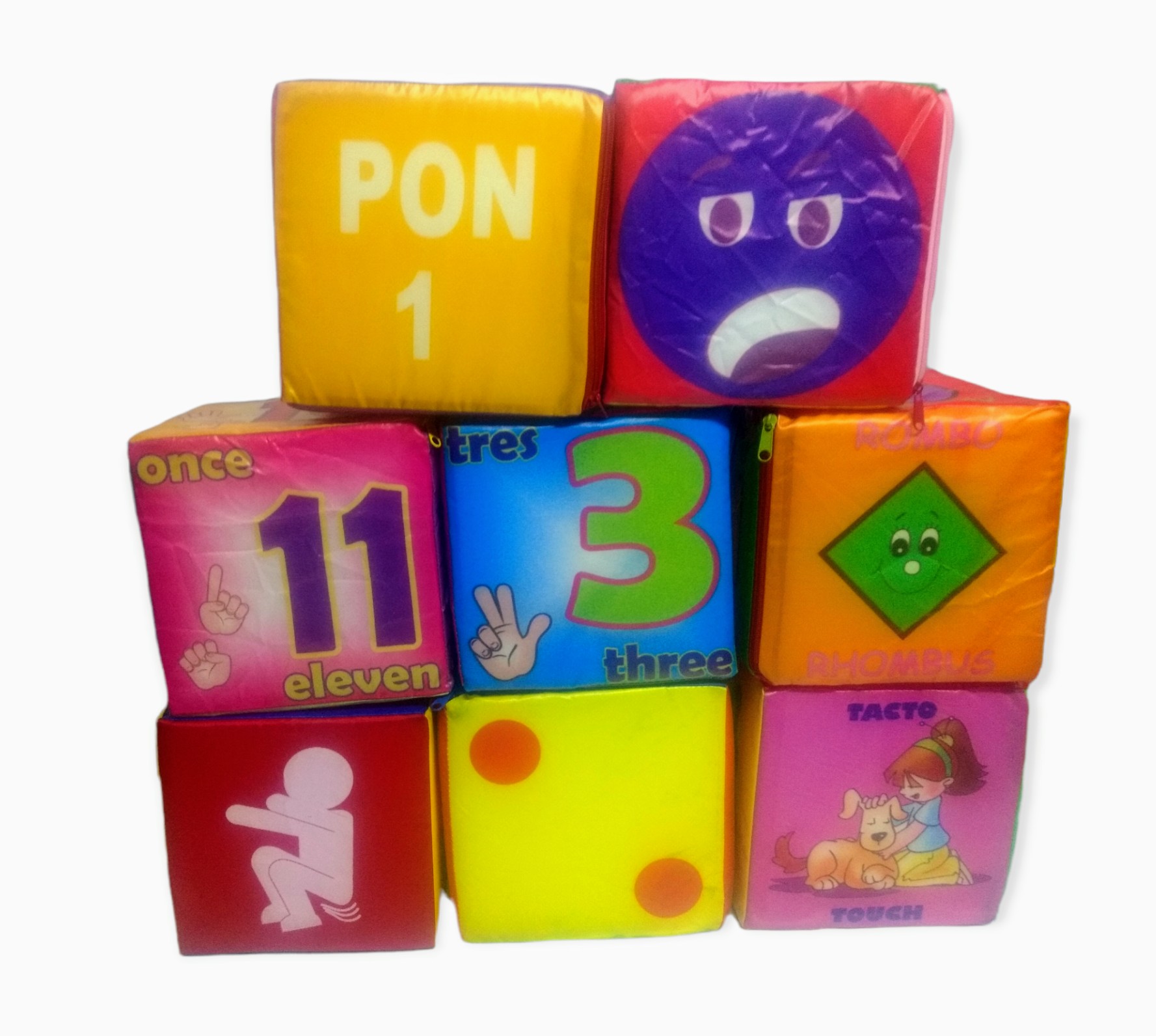 CUBOS DE TELA SENSORIALES KARVAN