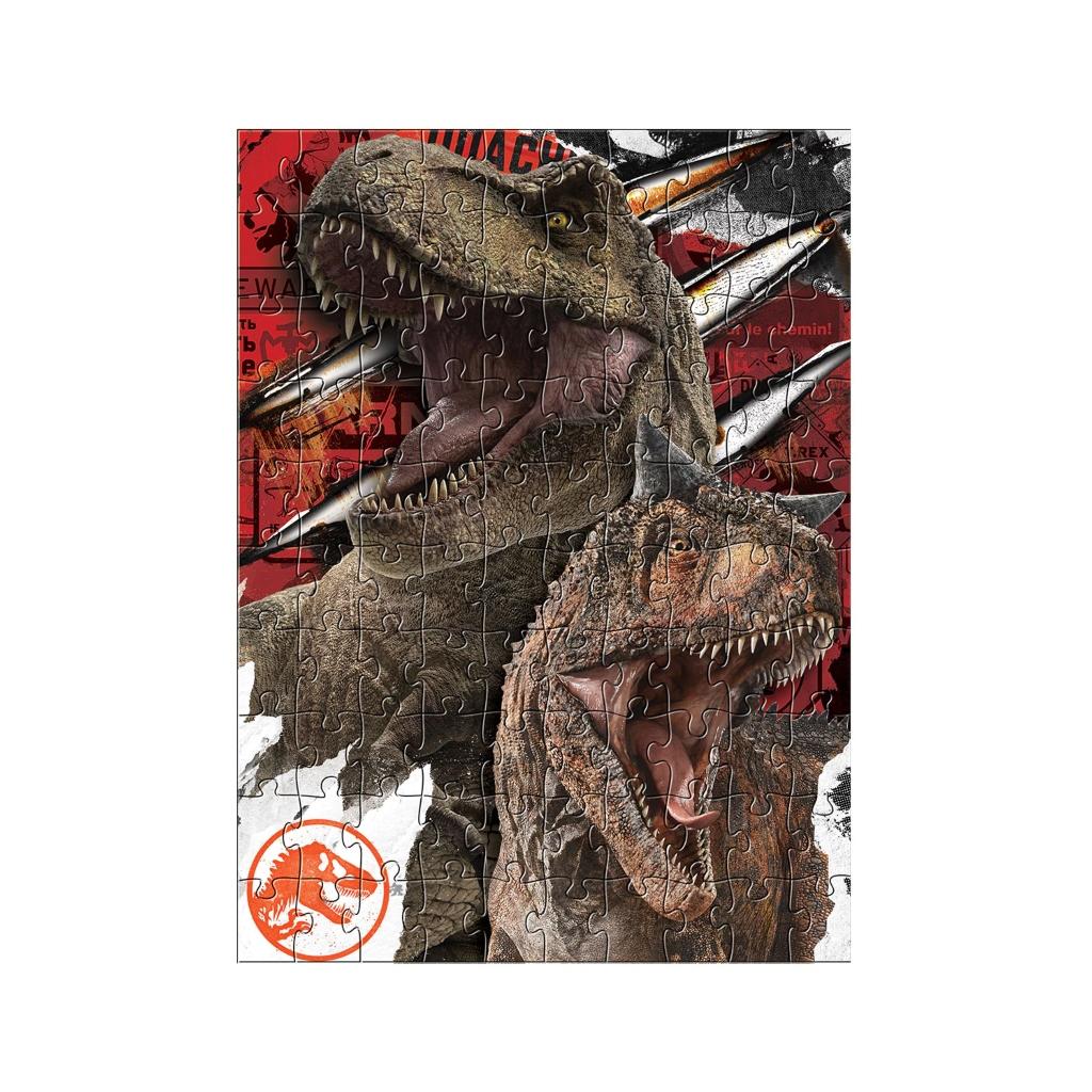 Rompecabezas bolsa foil Jurassic World Domino 100 pzas, Novelty.