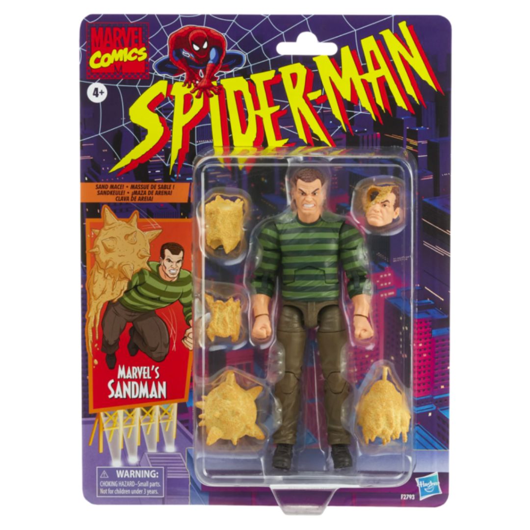 Figura Sandman Marvel Legends Retro Comics Coleccion Cerrado