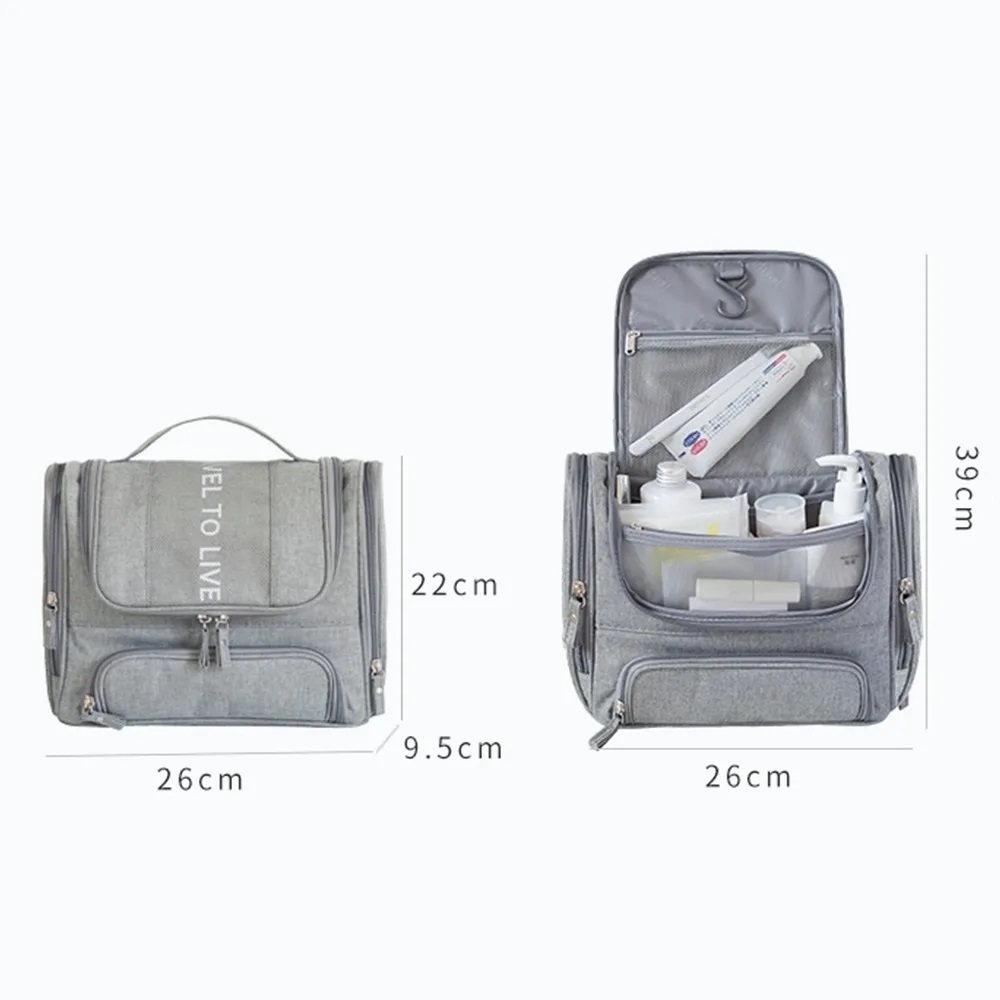 Bolsa De Viaje Colgante Para Baño, Organizador De Cosméticos