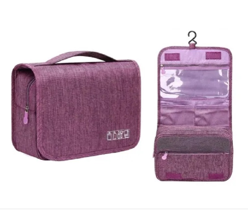 Organizador De Viaje Maleta Cosmetiquera Azul Violeta