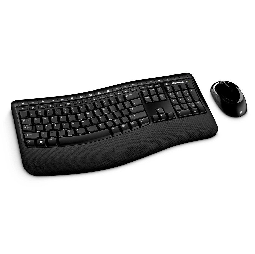 Kit de Teclado y Mouse Microsoft Wireless Comfort Desktop 5050 