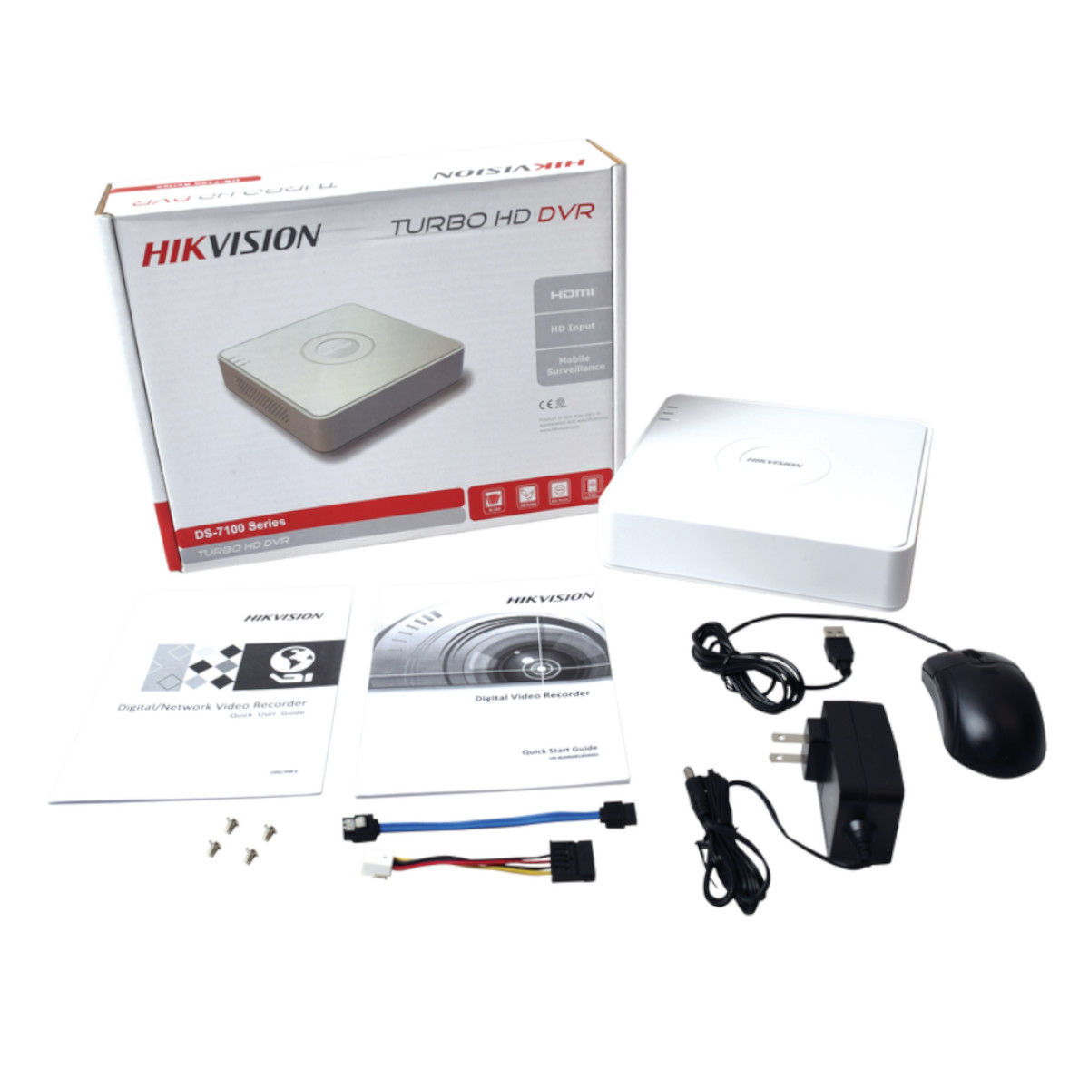 DVR Hikvision 4 Canales + 1 Ip 1080P Cuaxitron CCTV DS-7104HGHI-K1