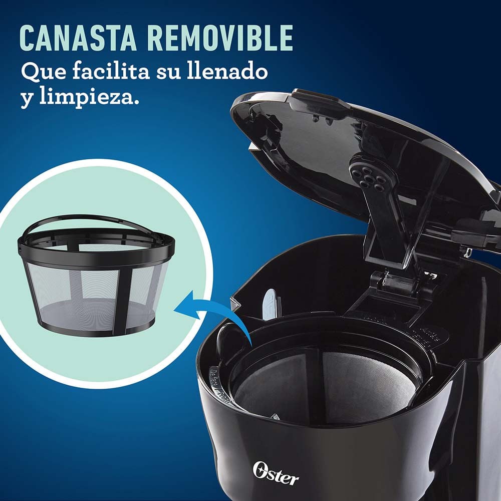Cafetera Oster De 12 Tazas Con Filtro Permanente Bvstdc12