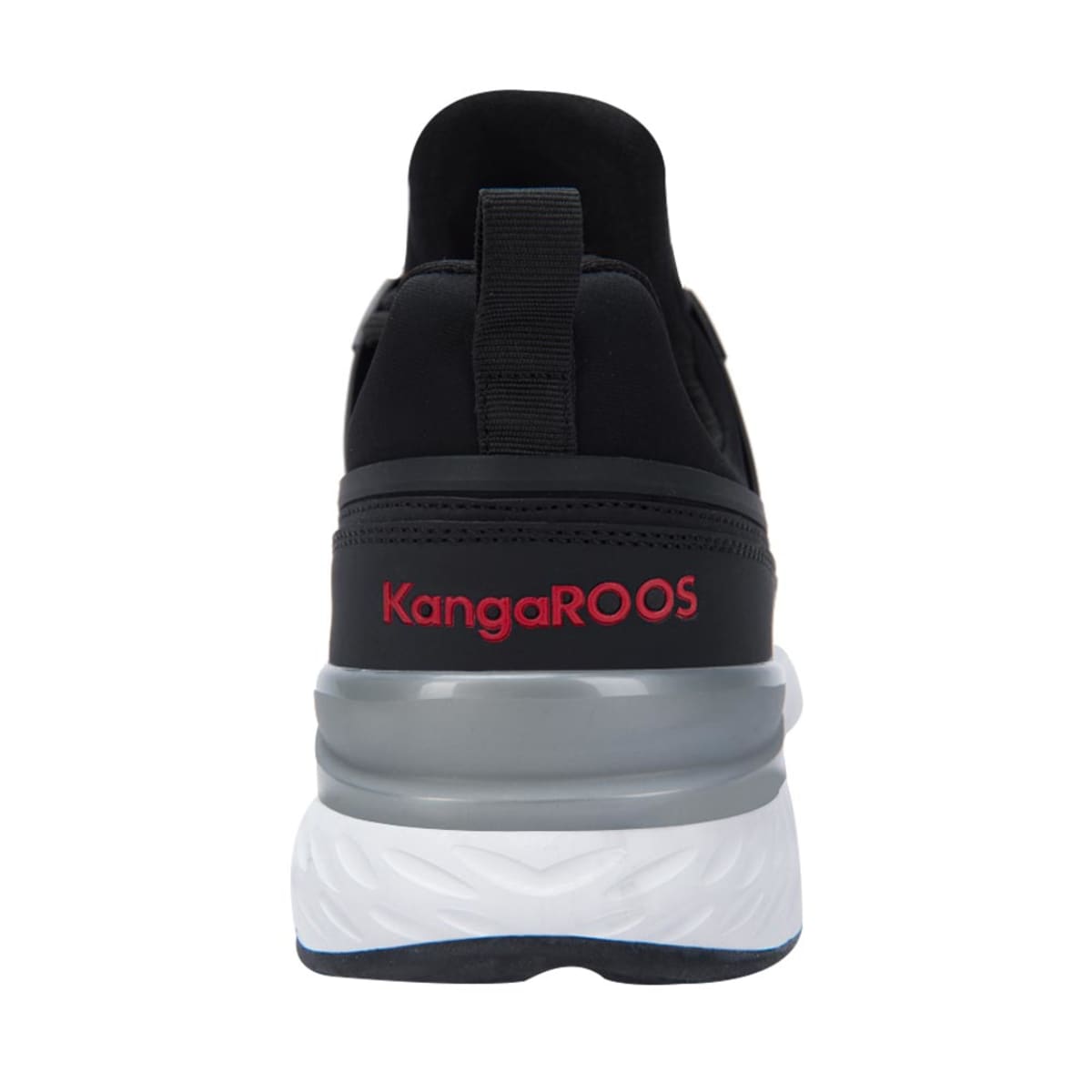 Tenis Casual Urbano Choclo Kangaroos color Negro con Rojo para Hombre 3903 1005012