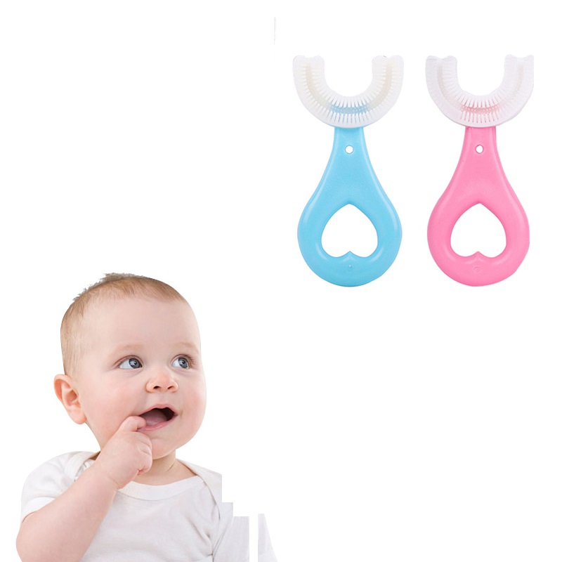 Cepillo dental mordedera para niños y bebes