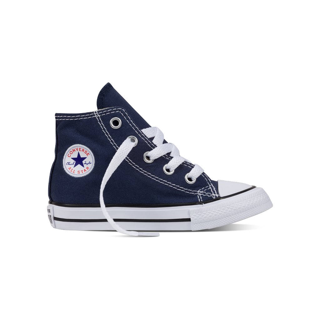 TENIS CONVERSE DE BOTA AZUL MARINO PARA BEBÉ 7J233C 100% ORIGINAL