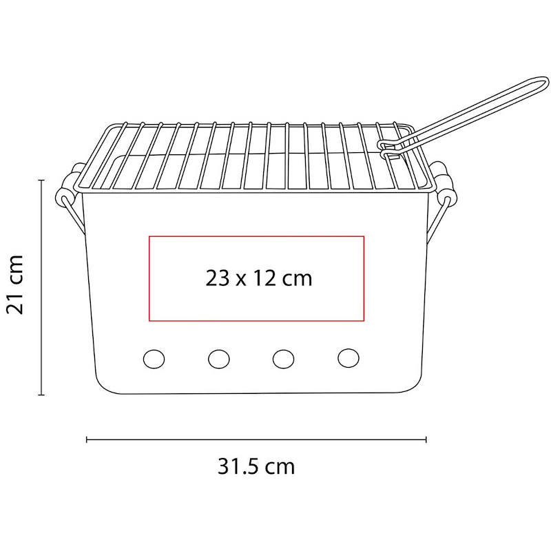 Set De Asado Día Del Padre Parrilla y Maletín Utensilios