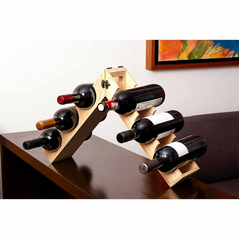 Base Soporte Para Botellas De Vino Desmontable