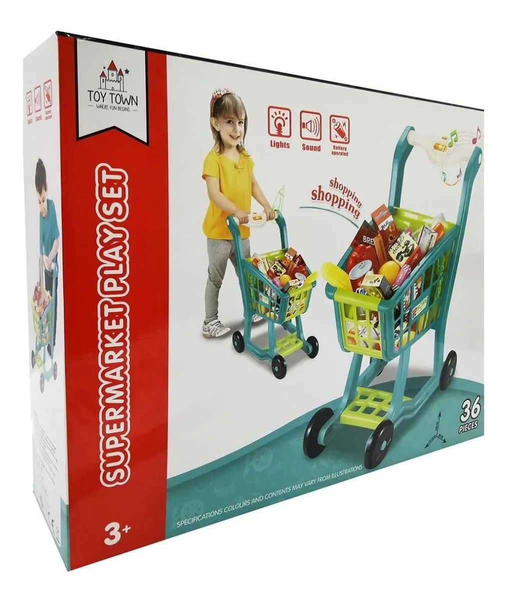 Carrito Supermercado de juguete con sonido