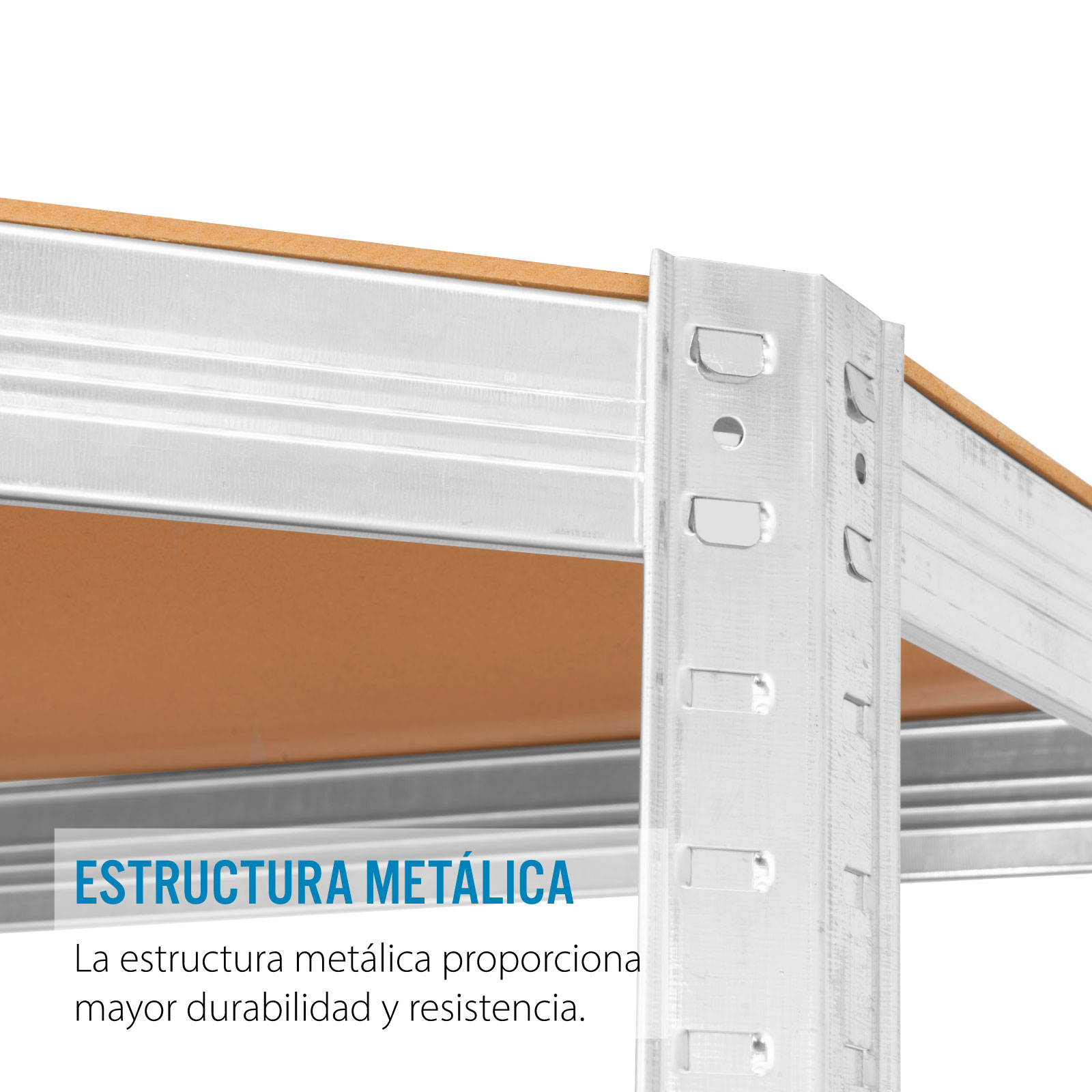 Onof Estante Metálico Rack Organizador para Hogar de 5 Niveles Esquinero
