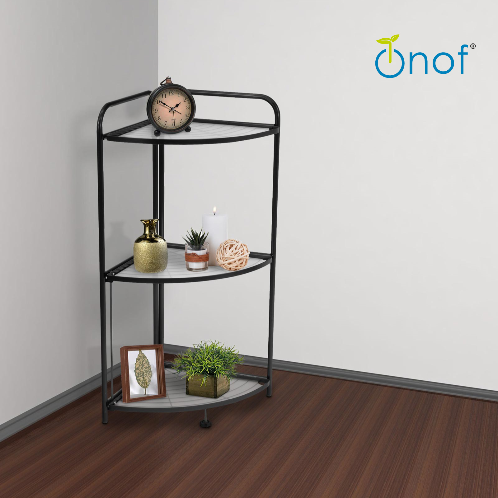 Anaquel Metalico Esquinero Estante Organizador 3 Niveles