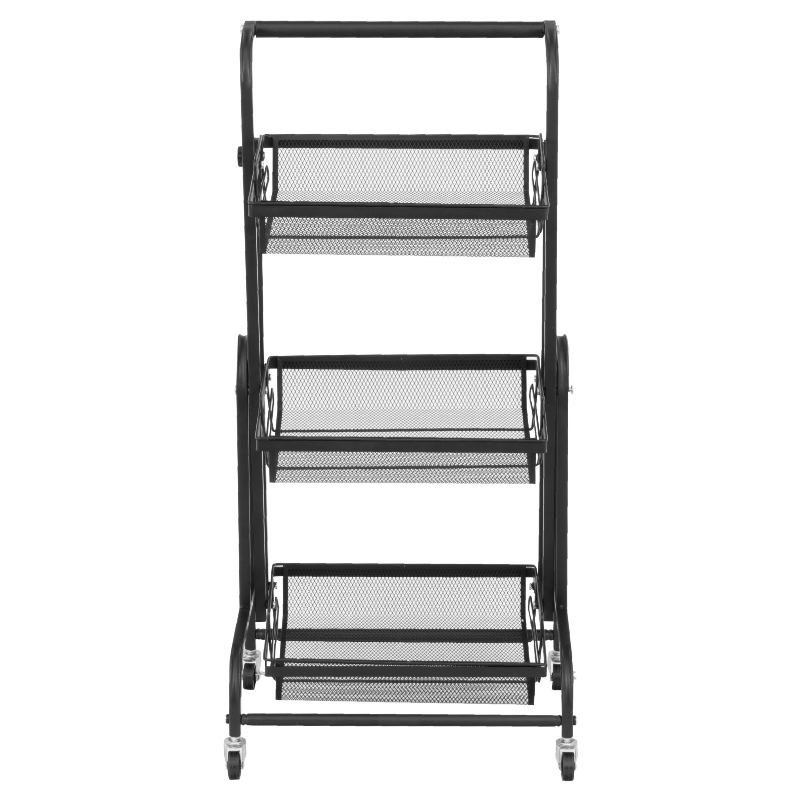 Carrito Organizador Multiusos Plegable Almacenamiento Ruedas