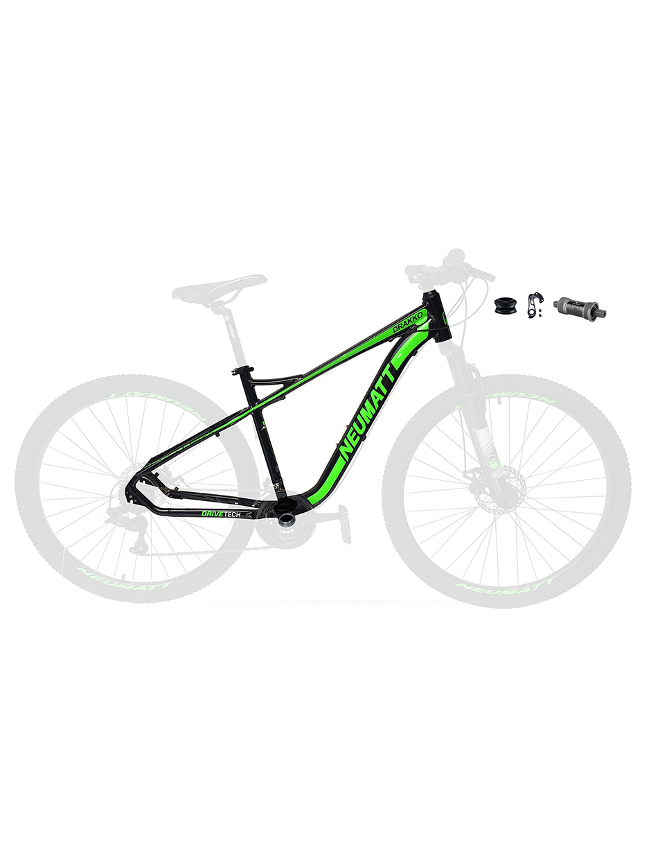 Cuadro Neumatt Mtb R29 De Aluminio, Modelo Drakko, Con Tazas