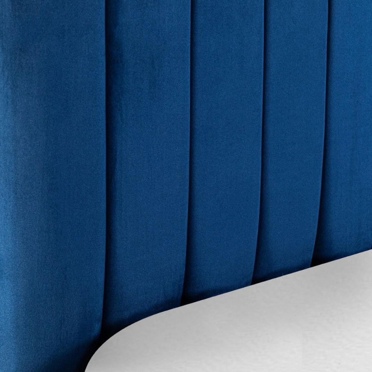 Cama matrimonial verona, juego de cabecera y base tapizada de terciopelo, cama suave de madera sólida