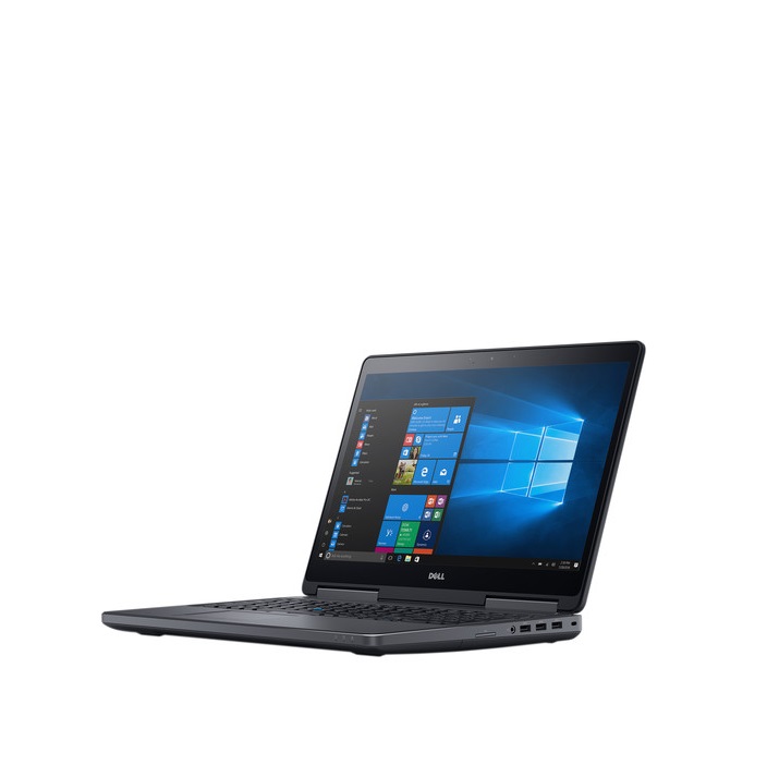 Laptop Dell Precision 7520- 15.6" - Intel Core i7, 7ma generación- 8GB RAM- 256GB Disco Solido- WINDOWS 10 Pro- Equipo Clase A, Reacondicionado.