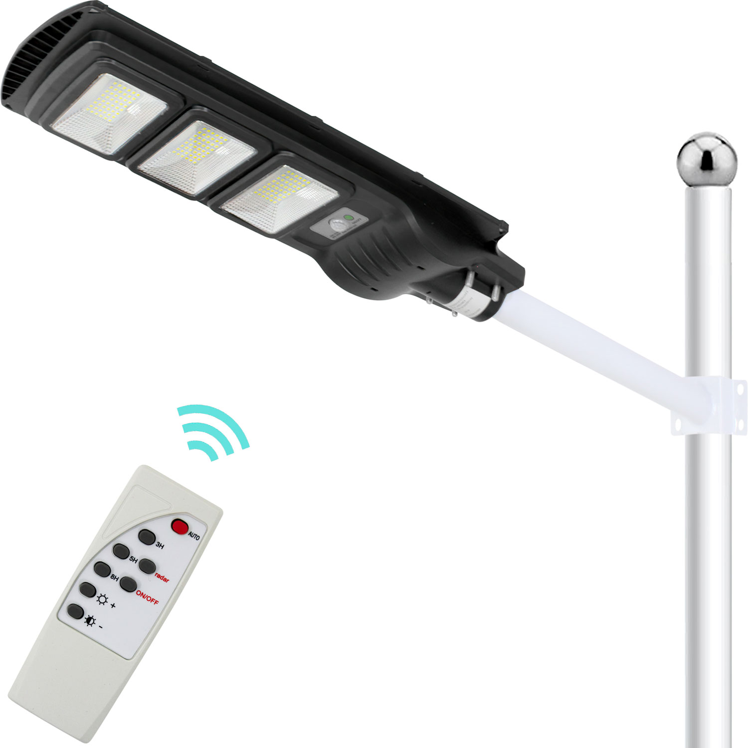 Lampara Luz Solar Exterior Led 180w Luminaria Publico