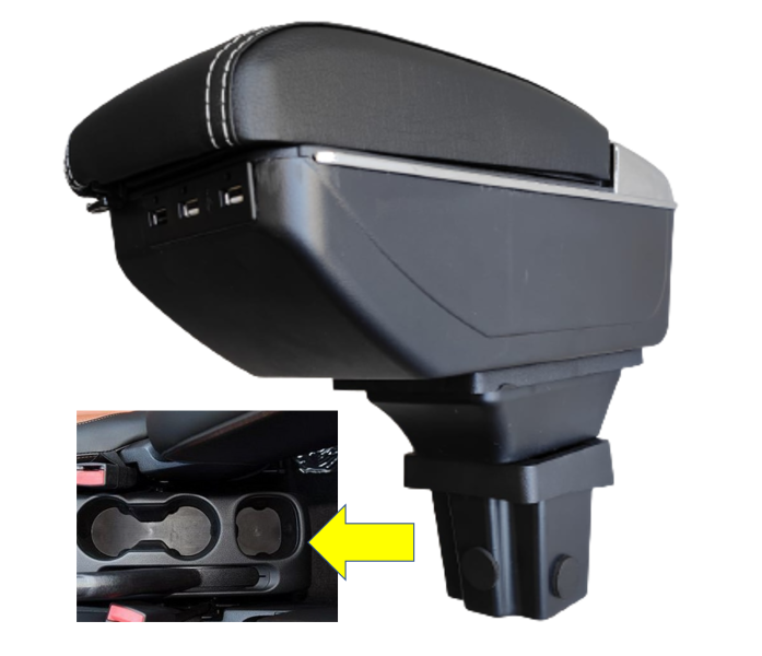 Descansabrazos Para CHEVROLET TRAX  C/7usb Doble Nivel Premier