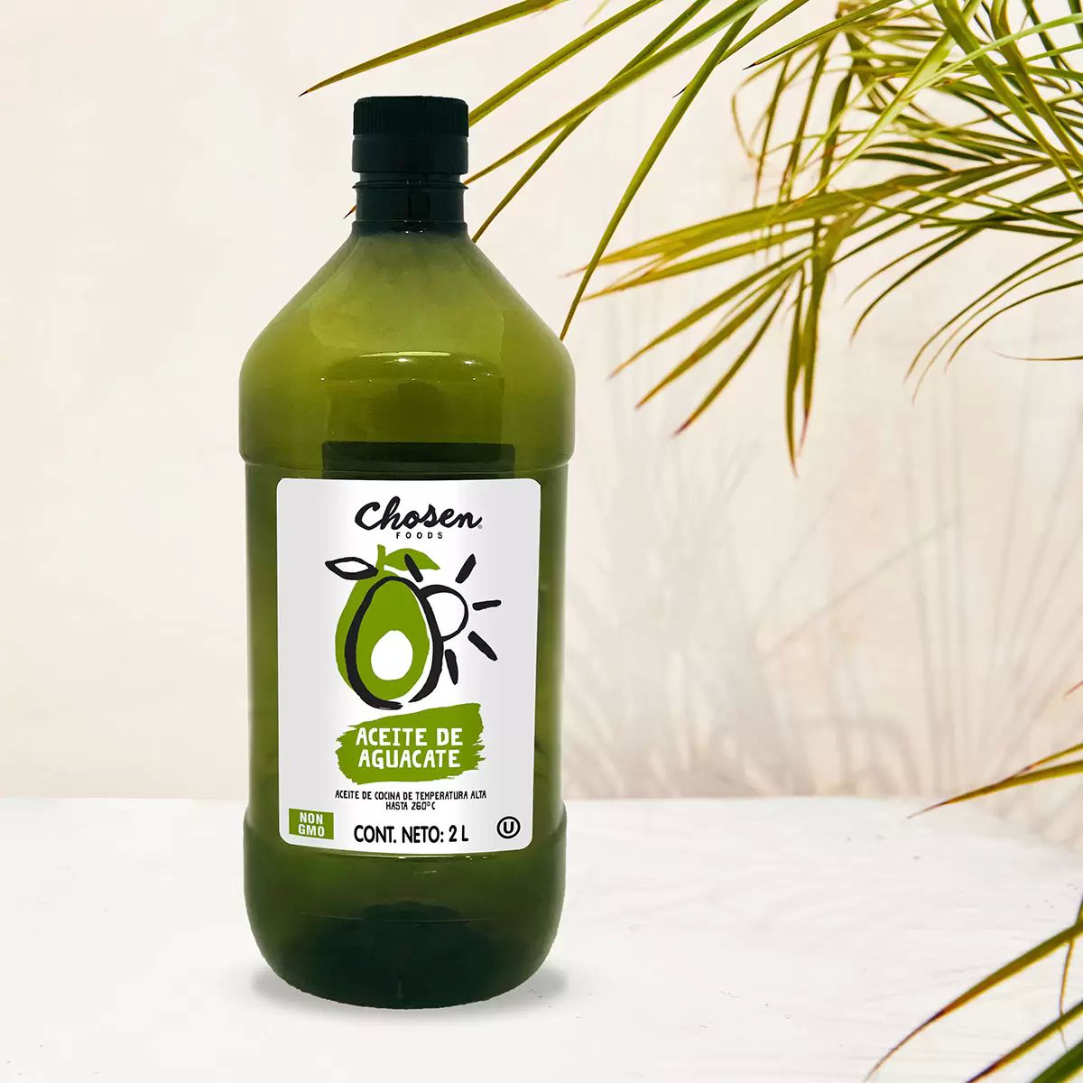Aceite 100% Puro De Aguacate Natural 2 Litros Chosen Foods