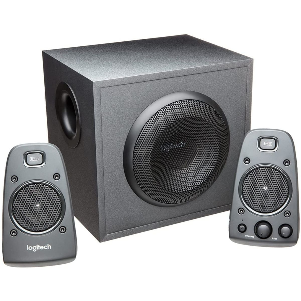 Logitech Bocina Z625 con Subwoofer, Alámbrico, 2.1, 70W RMS, Entrada Óptica, Negro