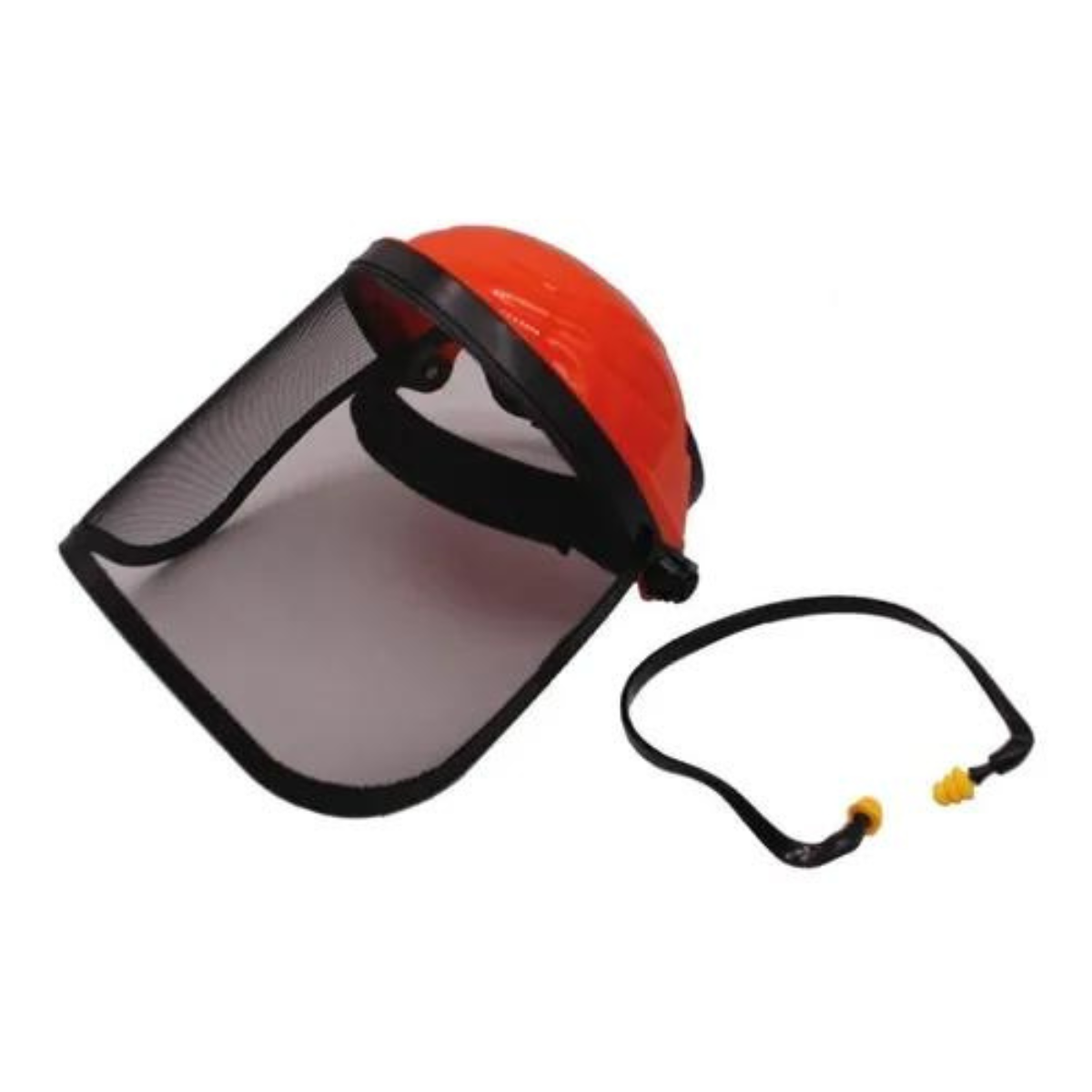 Careta Protectora Malla Tapones Auditivos Para Desbrozadora