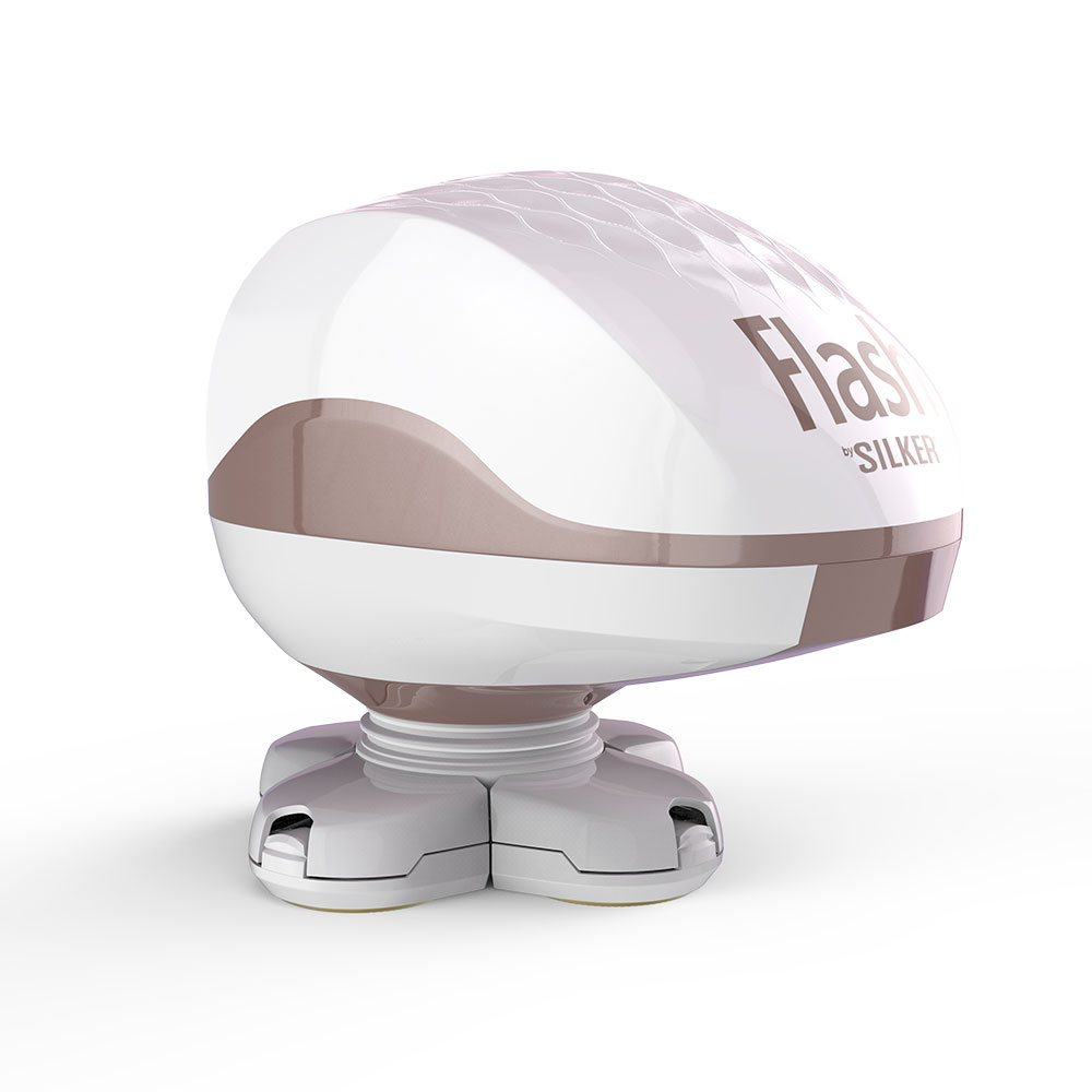 Depiladora Eléctrica Piernas Flash + Crema Humectante 