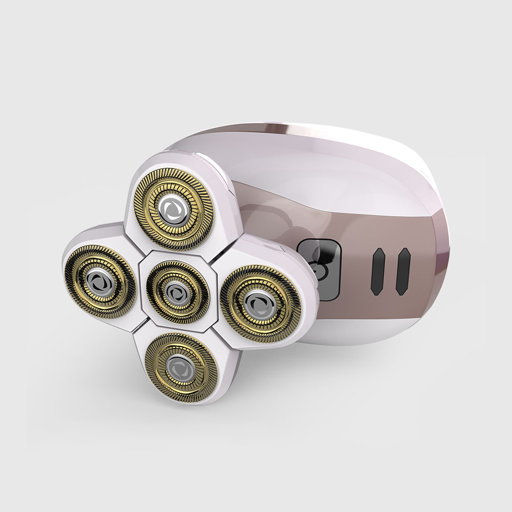 Depiladora Eléctrica Piernas Flash + Crema Humectante 