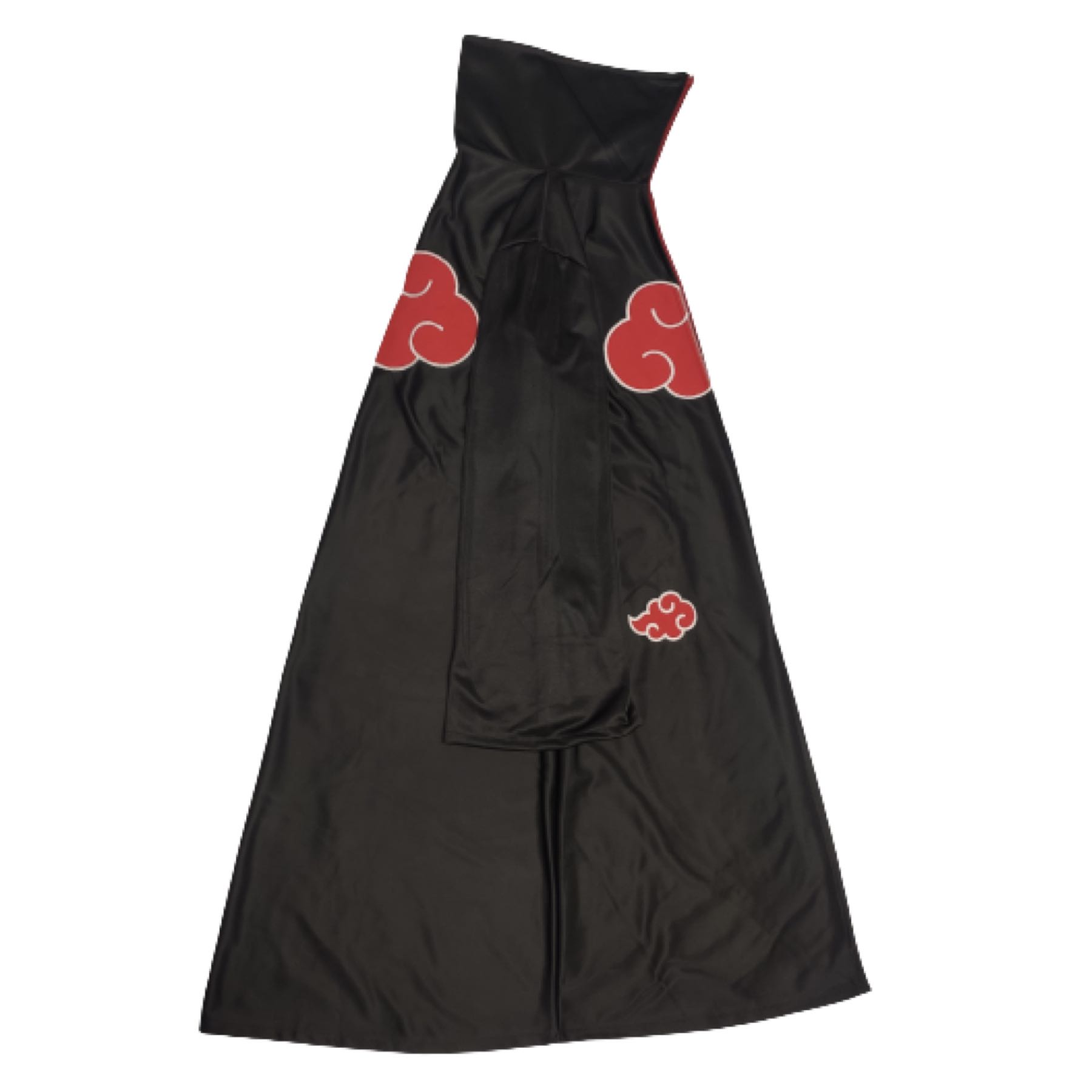 Cosplay Infantil Naruto Disfraz Combo Niños Itachi Clan Uchiha: 1 Bata Akatsuki y 1 Banda Aldea Hoja Konoha Renegado