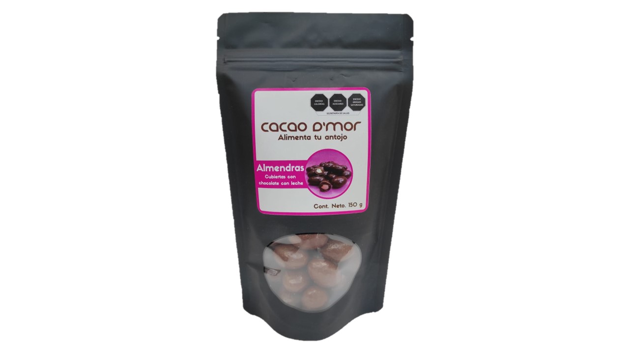 ALMENDRAS CUBIERTAS CON CHOCOLATE CON LECHE