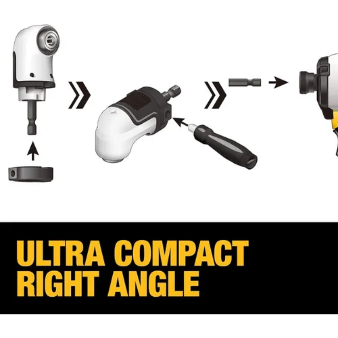 Adaptador De Taladro De Angulo Recto Dewalt Dwamraft