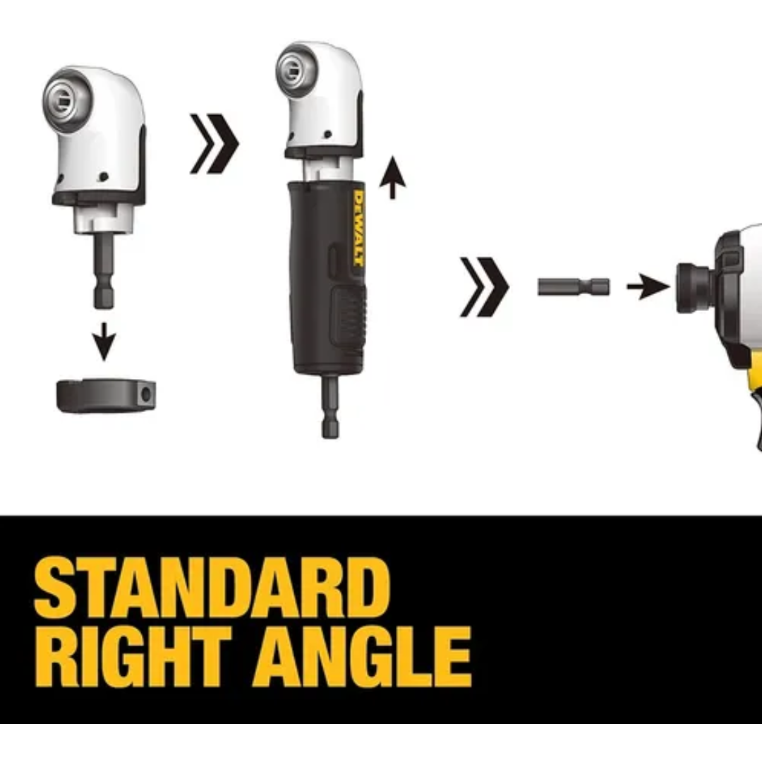 Adaptador De Taladro De Angulo Recto Dewalt Dwamraft