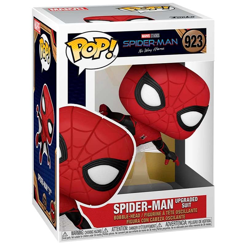 Funko Pop Spider Man Traje Mejorado #923 No Way Home Original Marvel
