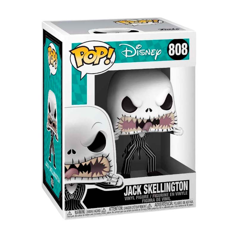 Funko Pop Jack Cara De Susto #808 Extraño Mundo De Jack Disney Original