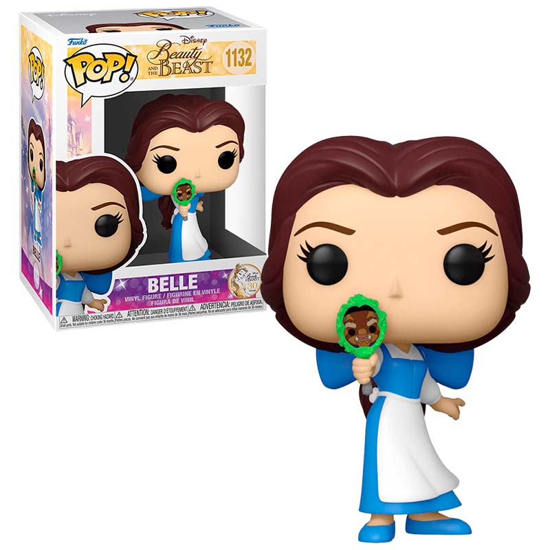 Funko Pop Bella Con Espejo #1132 La Bella y La Bestia Aniversario Disney