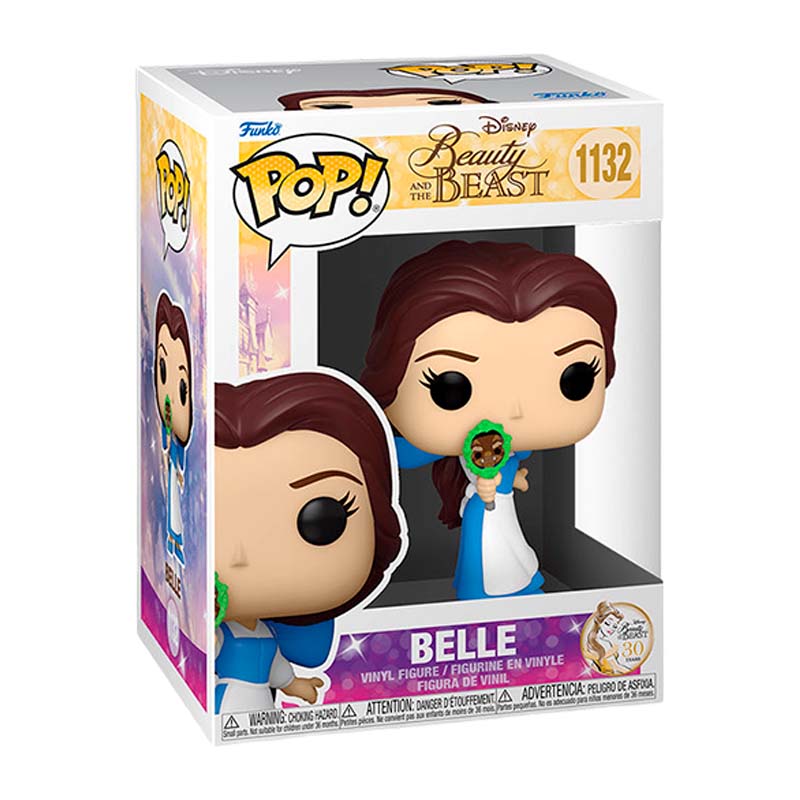 Funko Pop Bella Con Espejo #1132 La Bella y La Bestia Aniversario Disney
