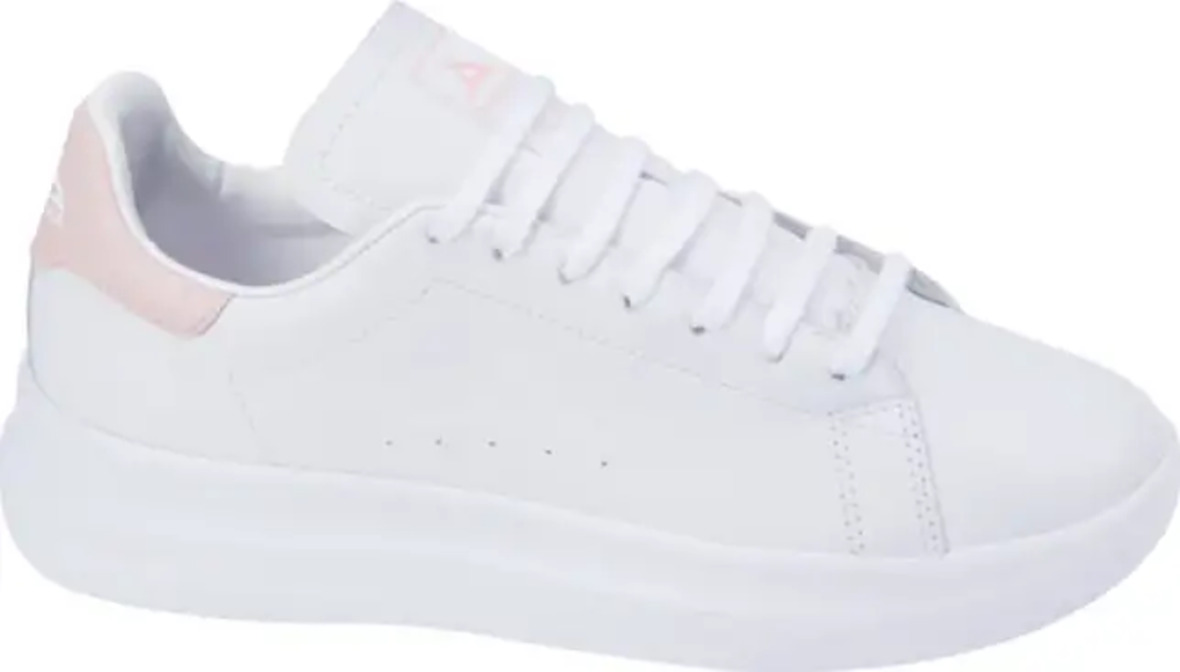 Tenis Urbano  En Piel Pirma Brasil Blanco Dama