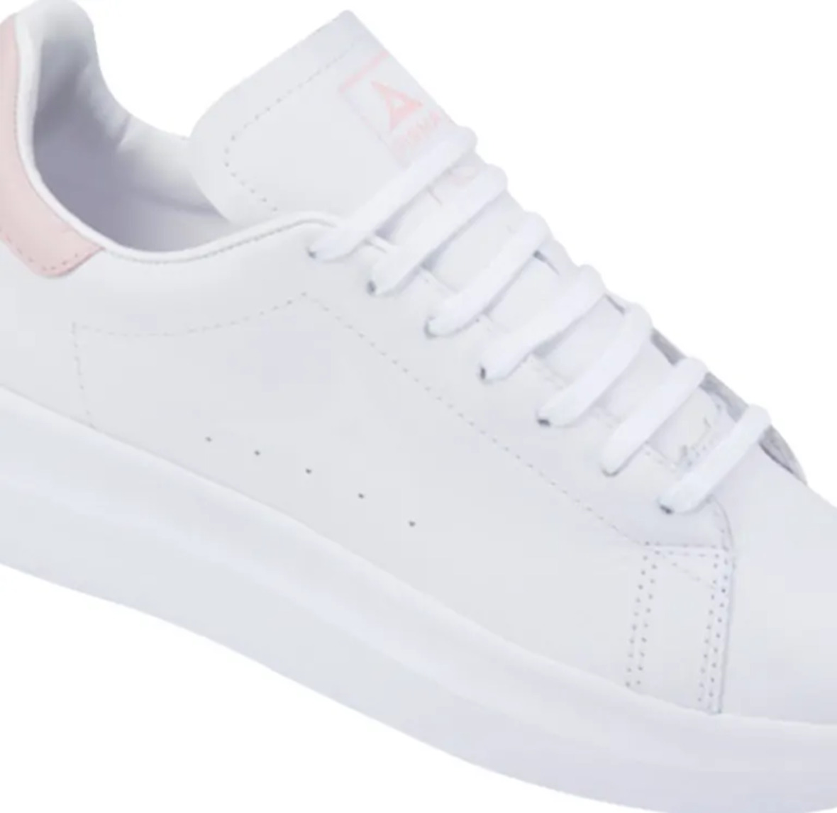 Tenis Urbano  En Piel Pirma Brasil Blanco Dama