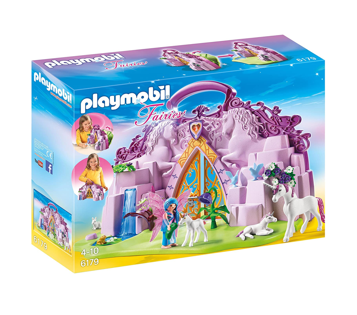 Playmobil 6179  Fairies Maletín Jardín de Unicornios y Hada