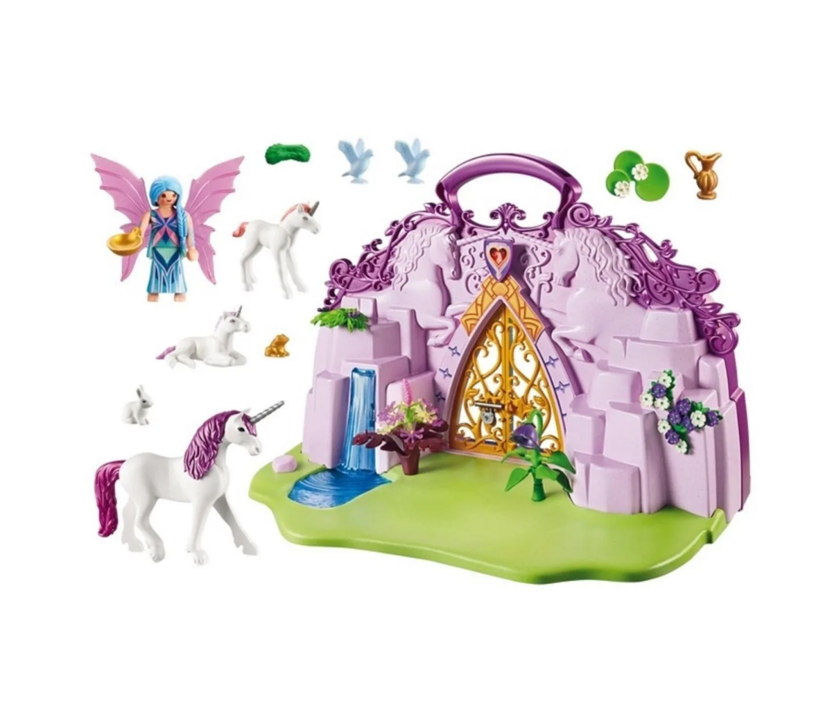 Playmobil 6179  Fairies Maletín Jardín de Unicornios y Hada