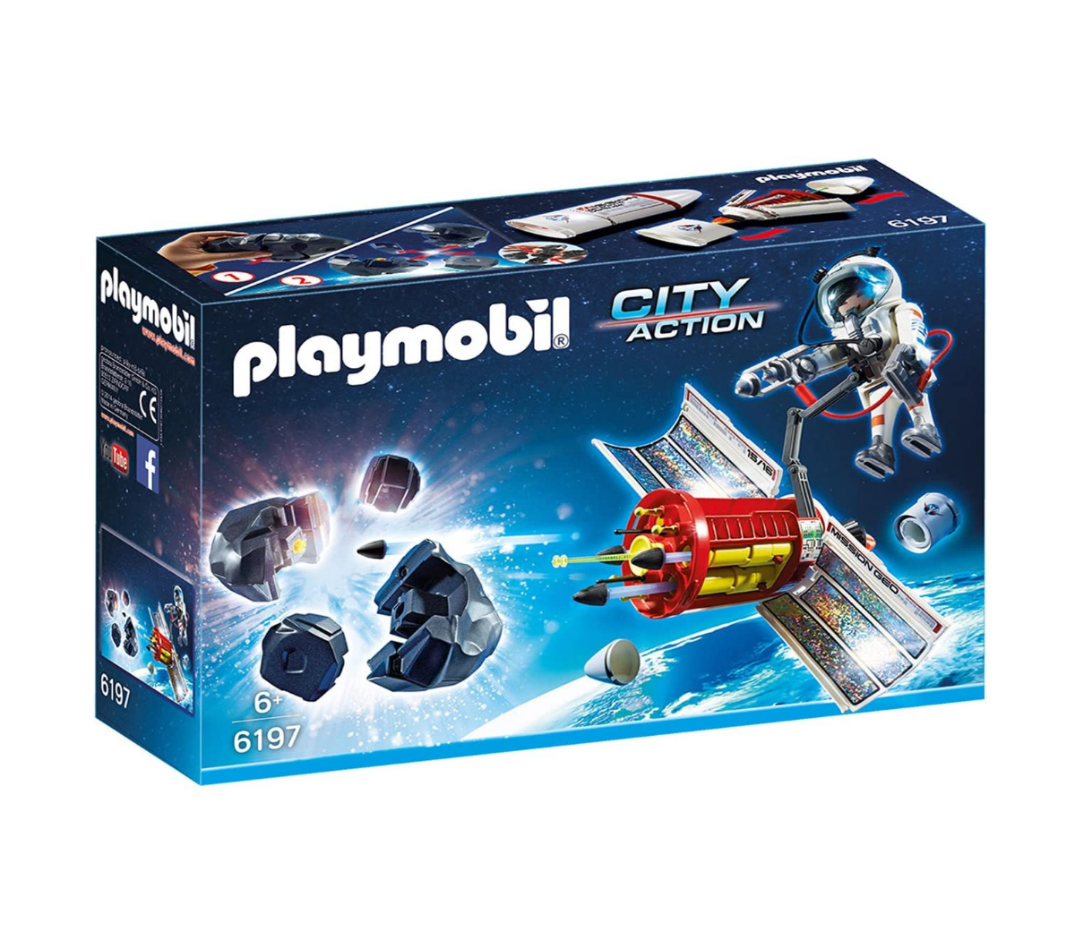 Playmobil 6197 City Action Satélite Destructor de Meteoritos
