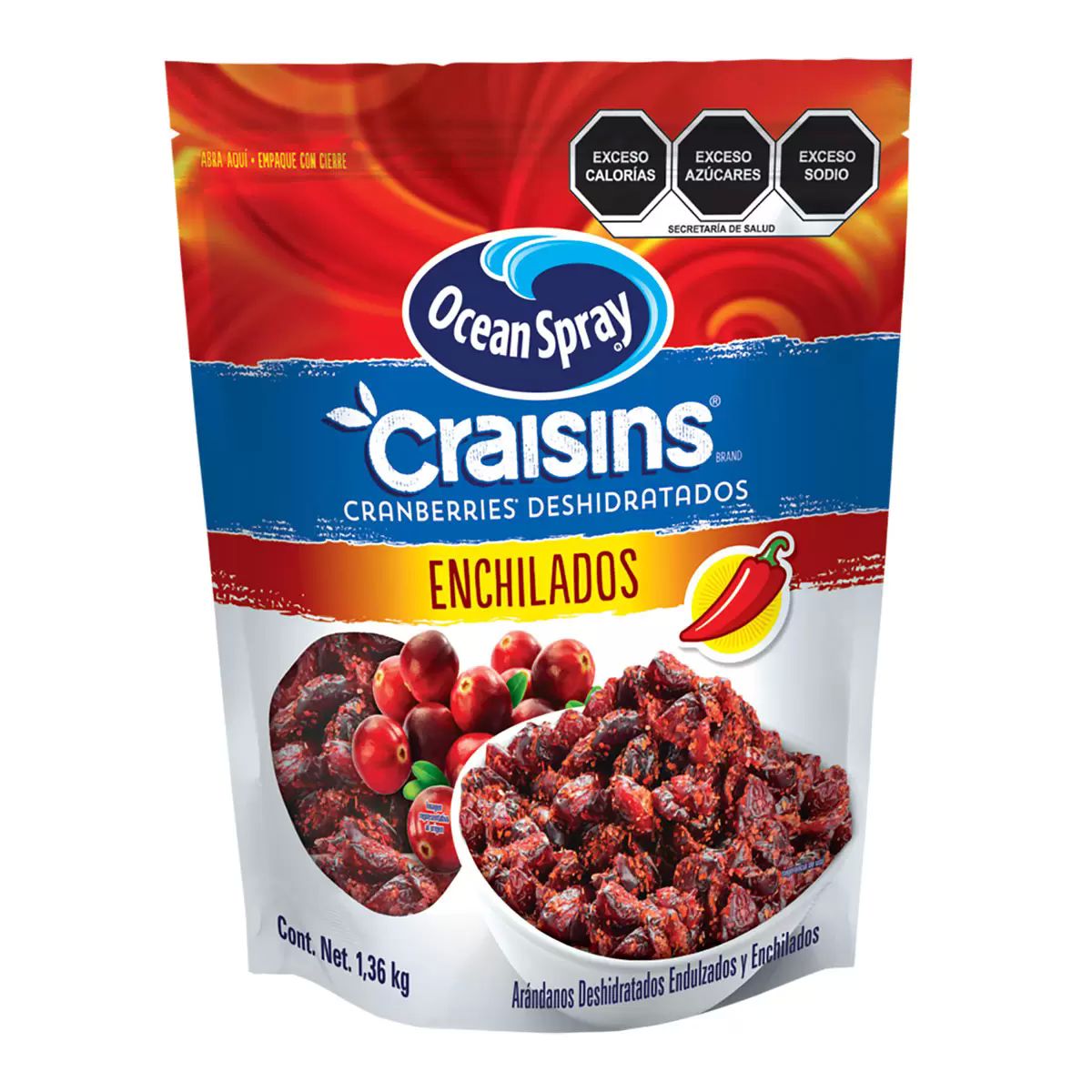 Arándanos Deshidratados Enchilados 1.36kg Ocean Spray