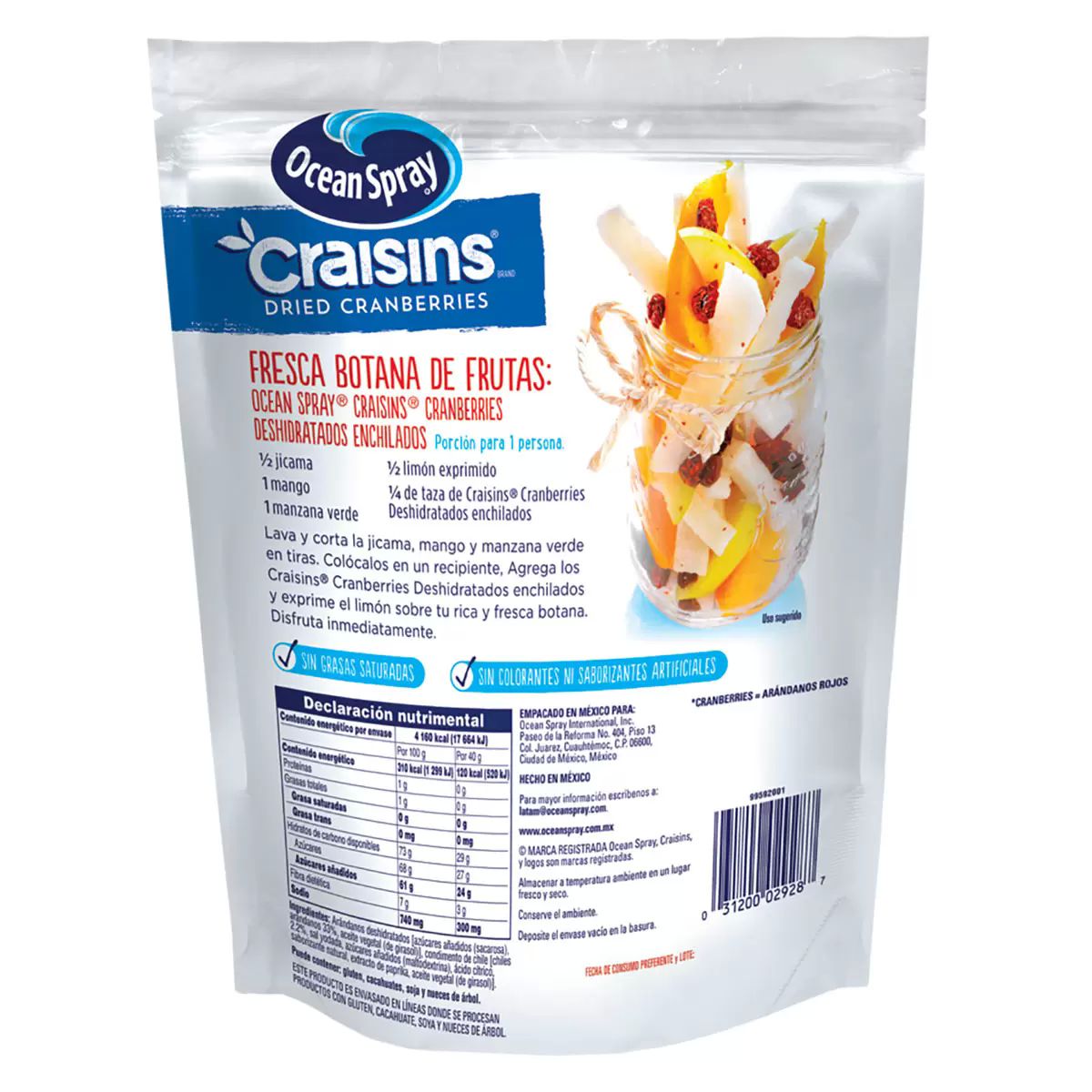 Arándanos Deshidratados Enchilados 1.36kg Ocean Spray