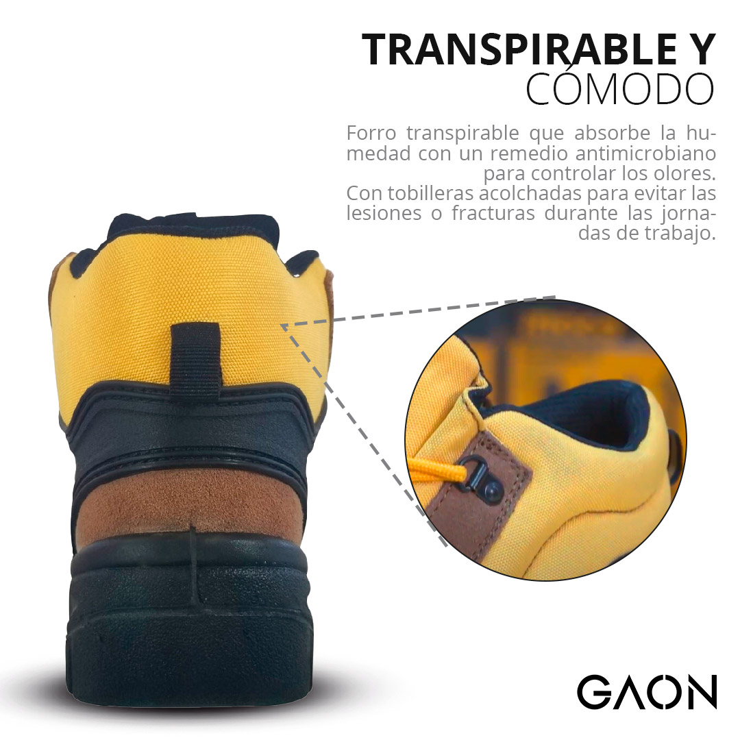 Botas De Seguridad Industrial Zapatos Punta De Acero