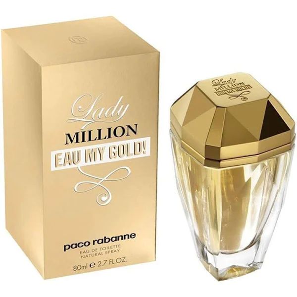Perfume Lady Million EAU MY GOLD Paco Rabane EDT 80ml Dama