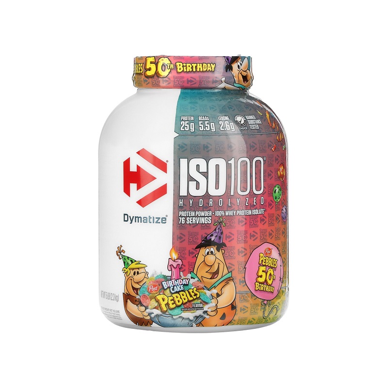 Proteina Dymatize  Iso 100 Sabor Birthday  Cake 76 Serv.