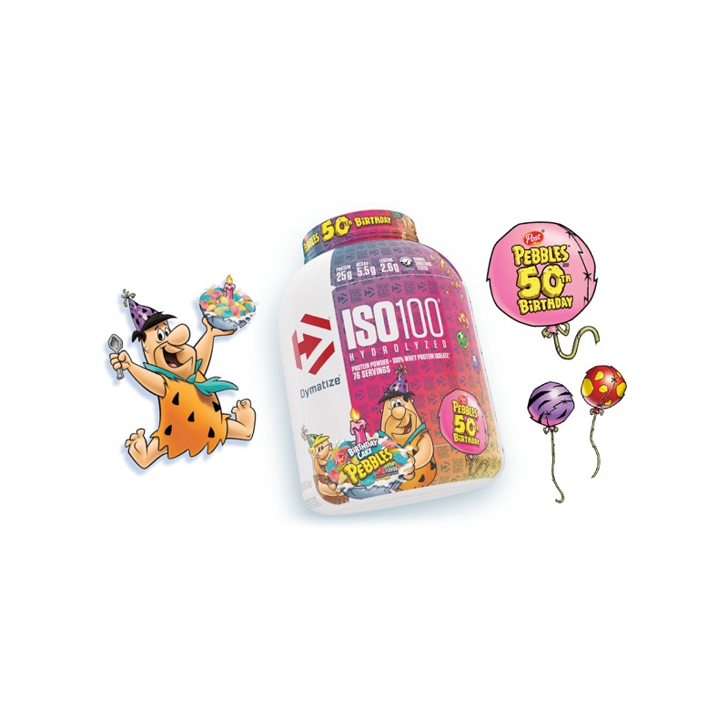 Proteina Dymatize  Iso 100 Sabor Birthday  Cake 76 Serv.