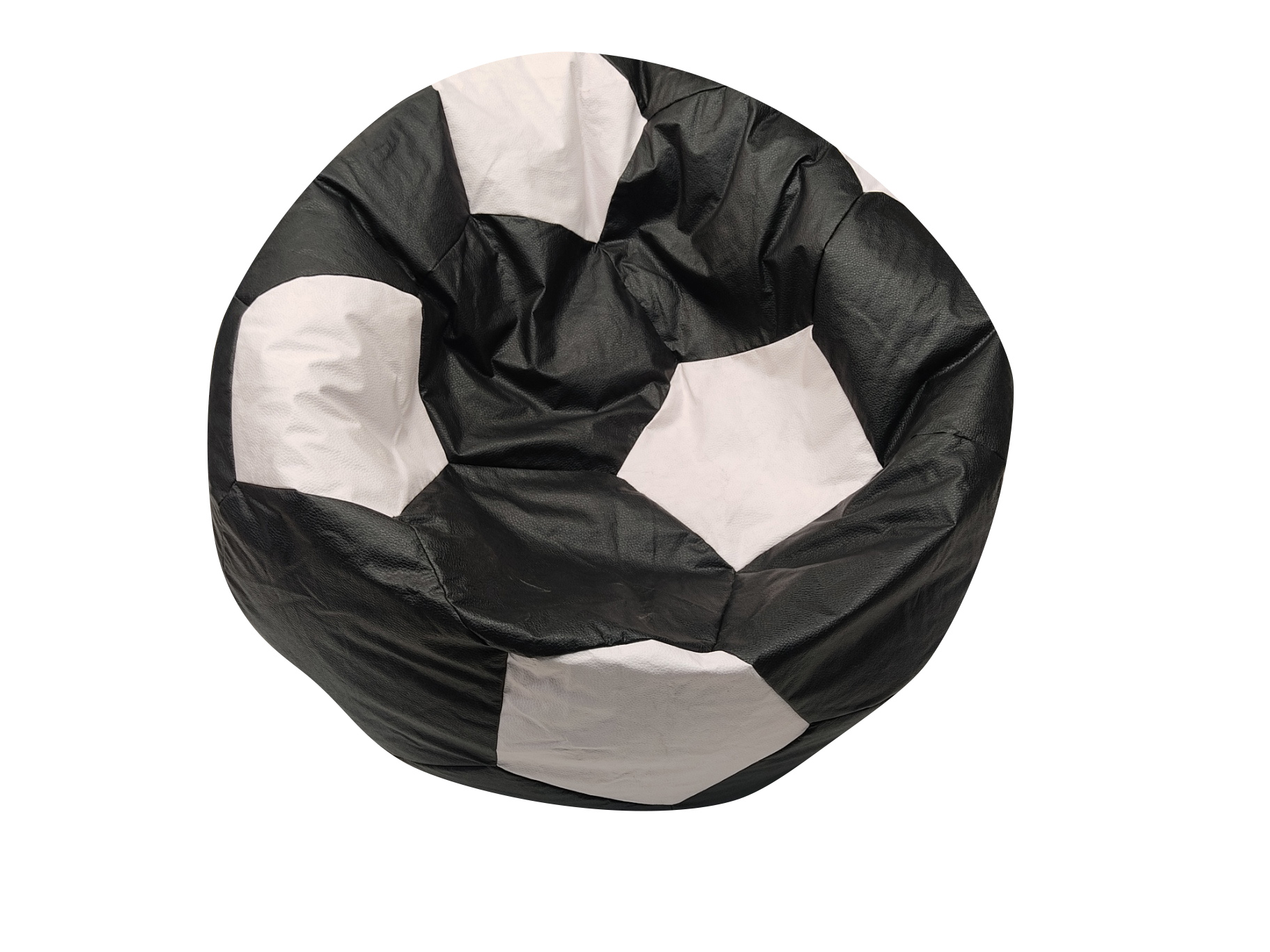 PUFF SOCCER GRANDE, DE REGALO UNA ALMOHADA ESTANDAR ZIGZAG