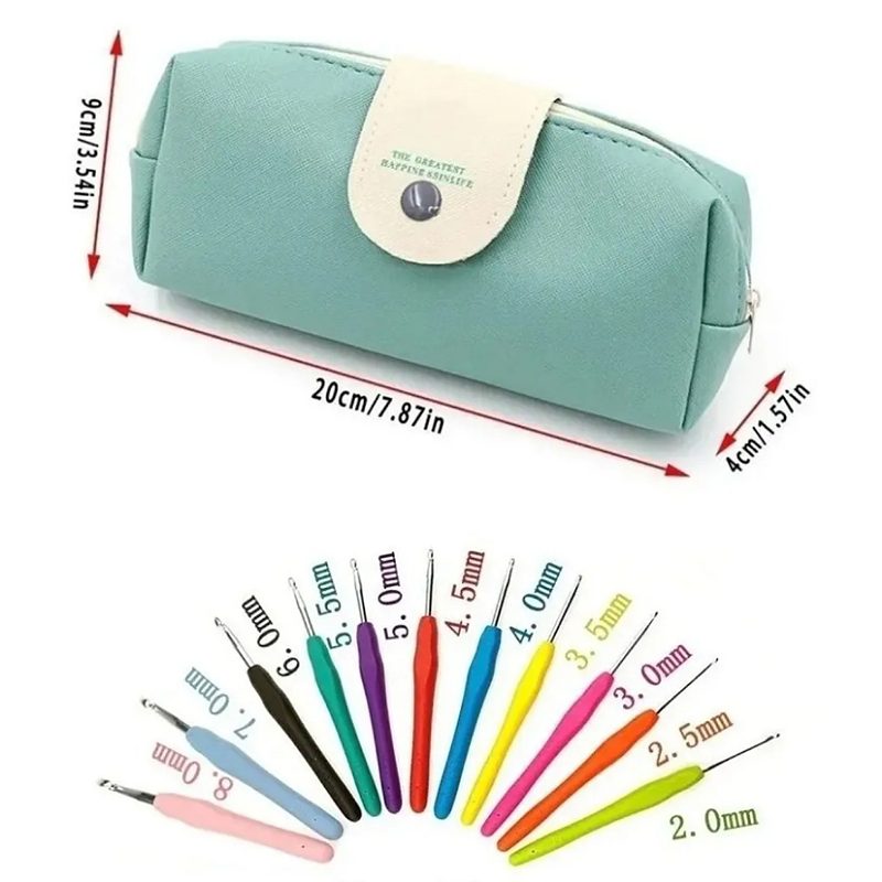 Herramientas Para Tejer Al Crochet, 30 Piezas De Ganchillos.