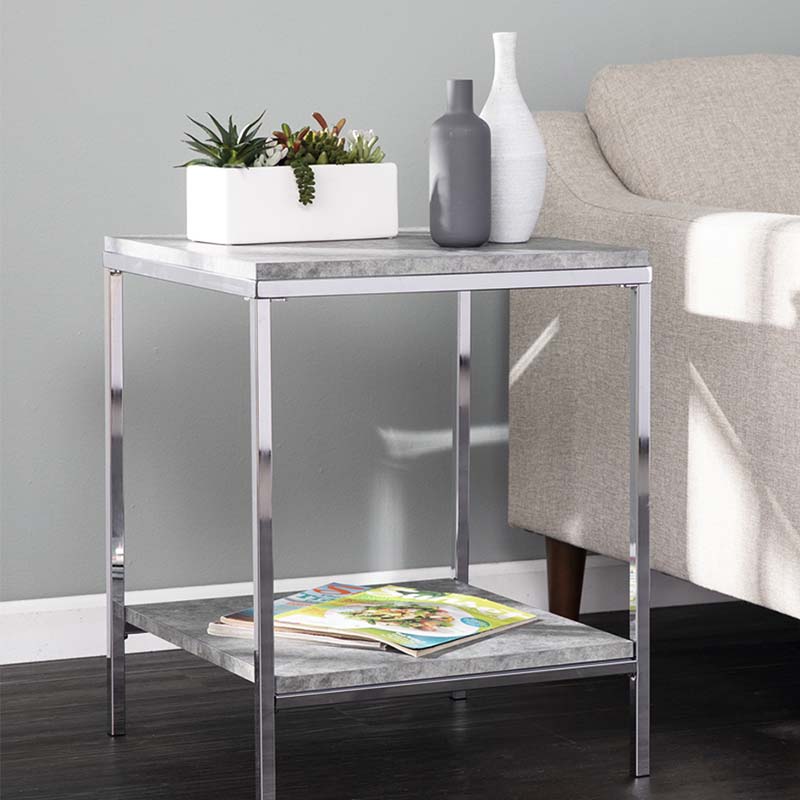Mesa auxiliar de hormigón sintético Lyrran - SEI CK1005902