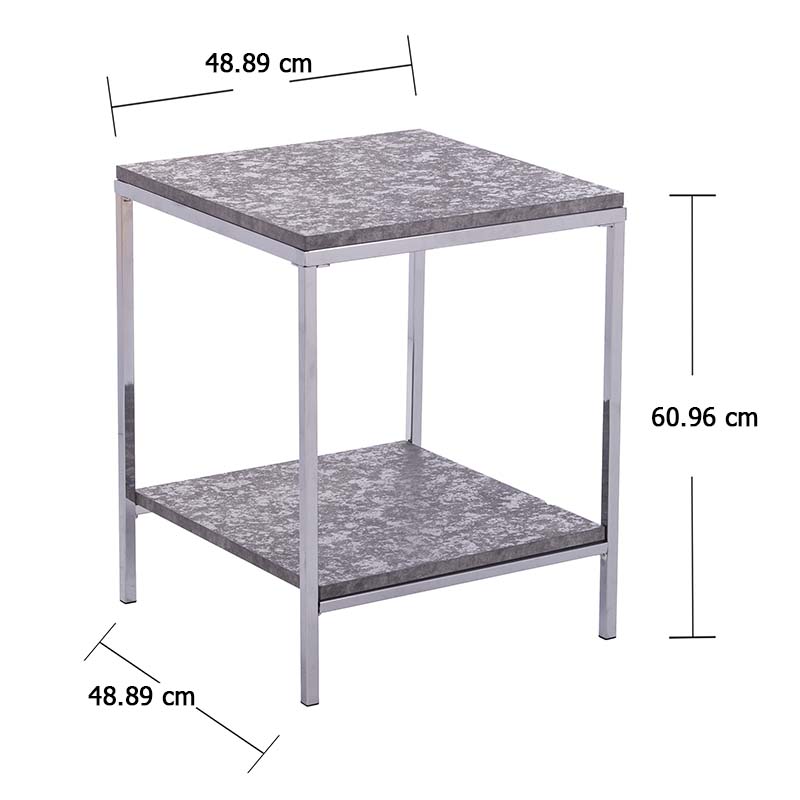 Mesa auxiliar de hormigón sintético Lyrran - SEI CK1005902